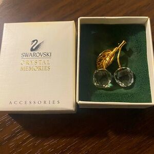 Susan Caplan Vintage Swarovski Cherries brooch